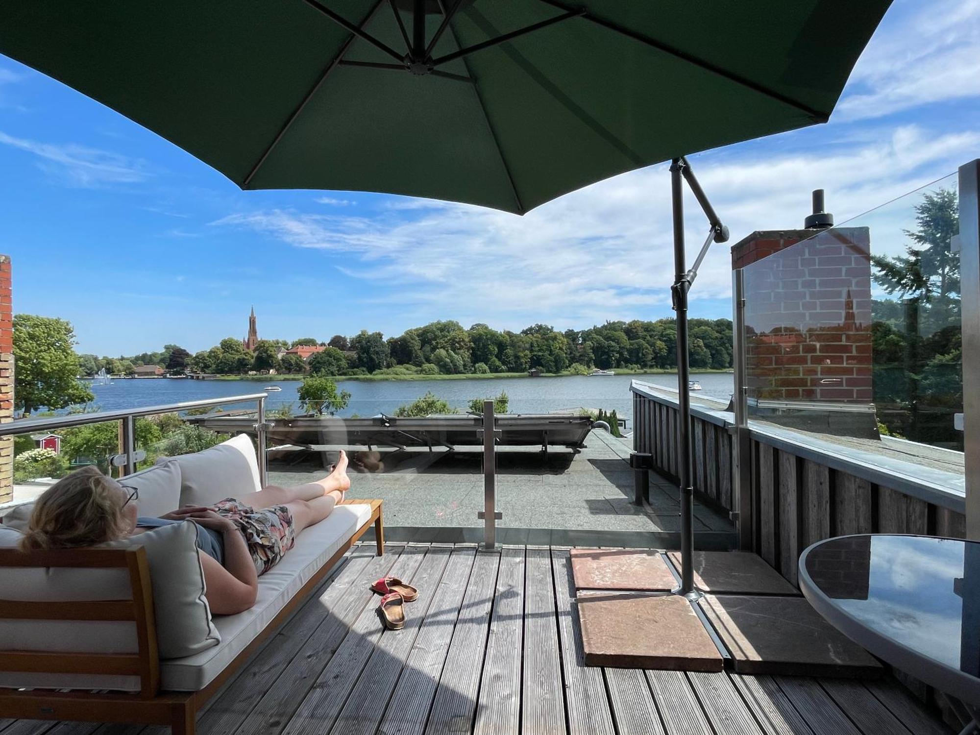 Ferienhaus Seekutter Mit Eigenem Seezugang Malchow  Dış mekan fotoğraf
