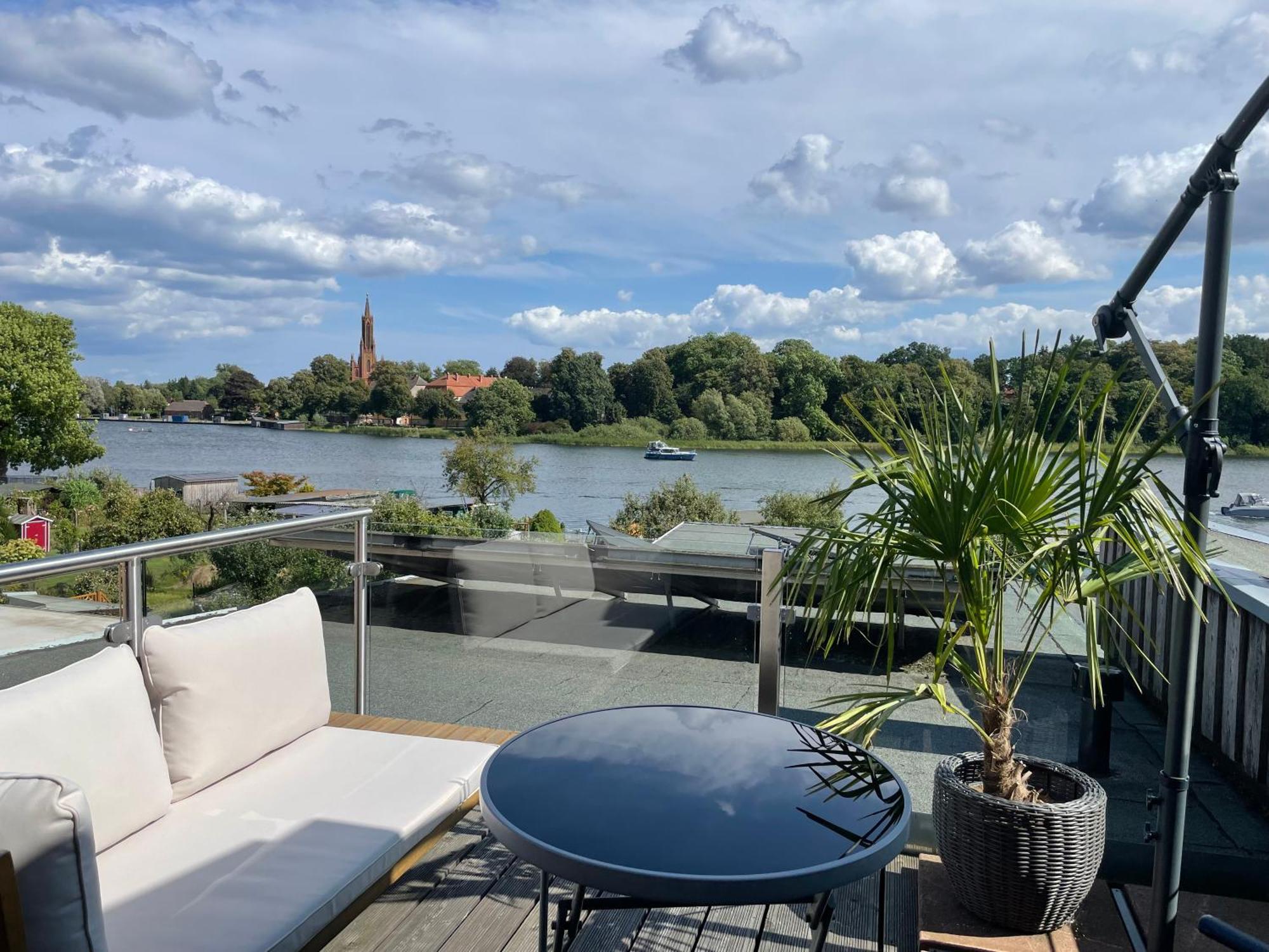 Ferienhaus Seekutter Mit Eigenem Seezugang Malchow  Dış mekan fotoğraf